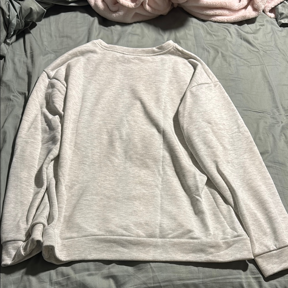 Ghost Malone Sweater - Cream And Orange - image 3